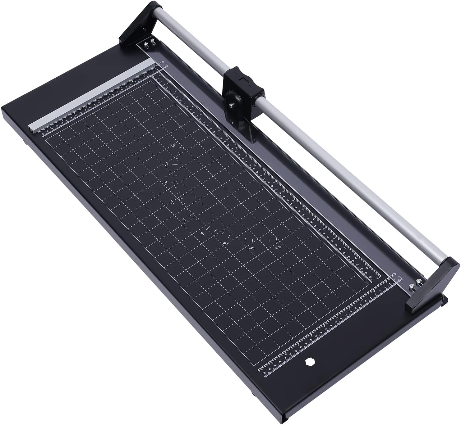 Manual Precision Sliding Rotary Paper Trimmer 24 Inch Photo Paper Film PVC Rolling Cutter Trimmer Paper Craft Tool with Sharp Blade