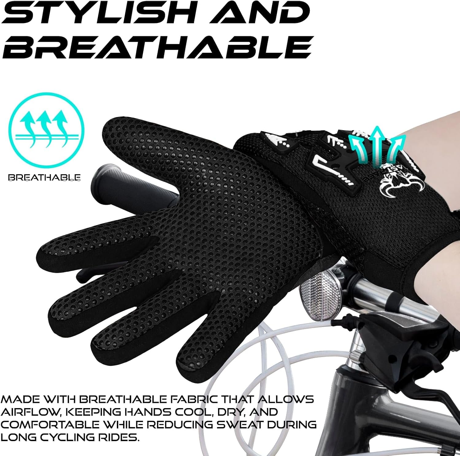 BEAST RAGE Youth Motocross Gloves – Motocross & BMX for Dirt Bike & Riders | Boys &Girls Gear | Non-Slip Grip, Breathable Lightweight for Youth Training Cycling Gloves