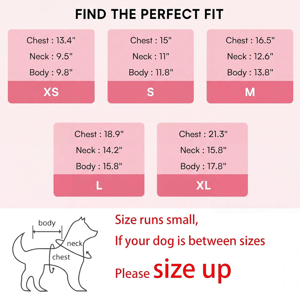 Small Dog Sweaters, Soft Knit Cold Weather Turtleneck Dog Clothes, Lightweight Warm Puppy Sweater for Chihuahua, Dachshund, Shih Tzu, Yorkie (Pink, M)