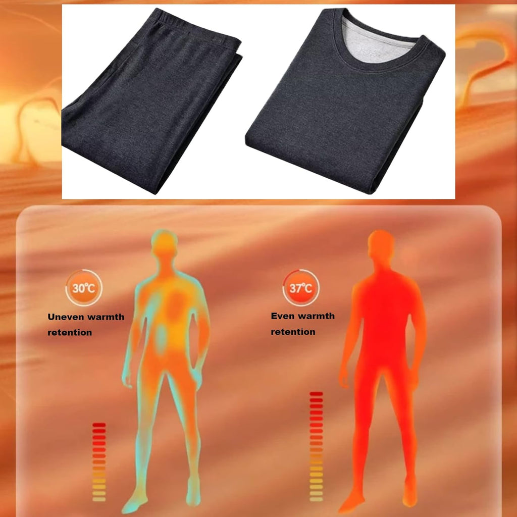 Heated Thermal Underwear for Men Women USB Charge 42 Zone Intelligent Heated Long Johns for Men Women & XS-4XL