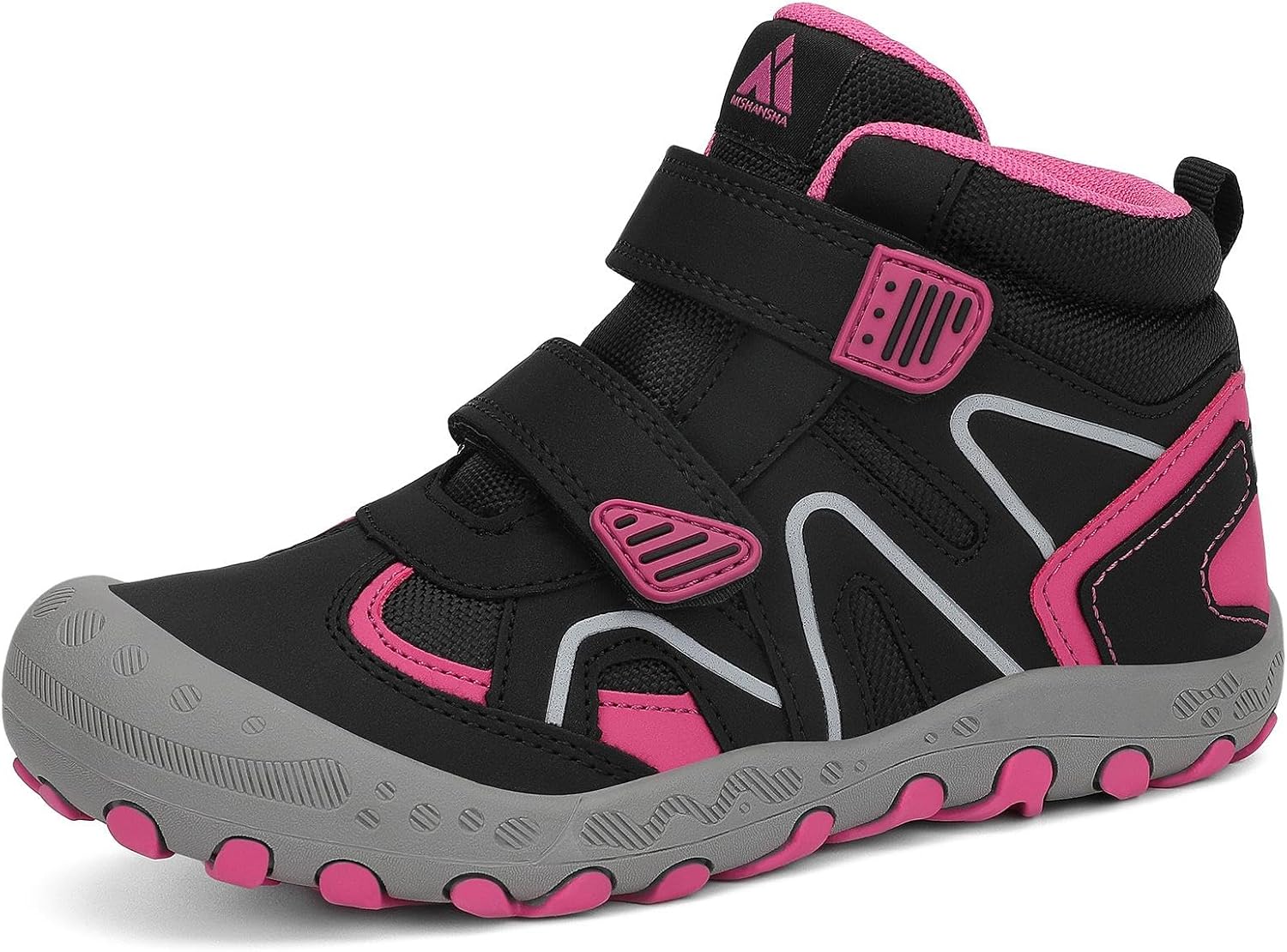 Mishansha Kids Hiking Boots for Boys Girls Water-Resistant Non-Slip
