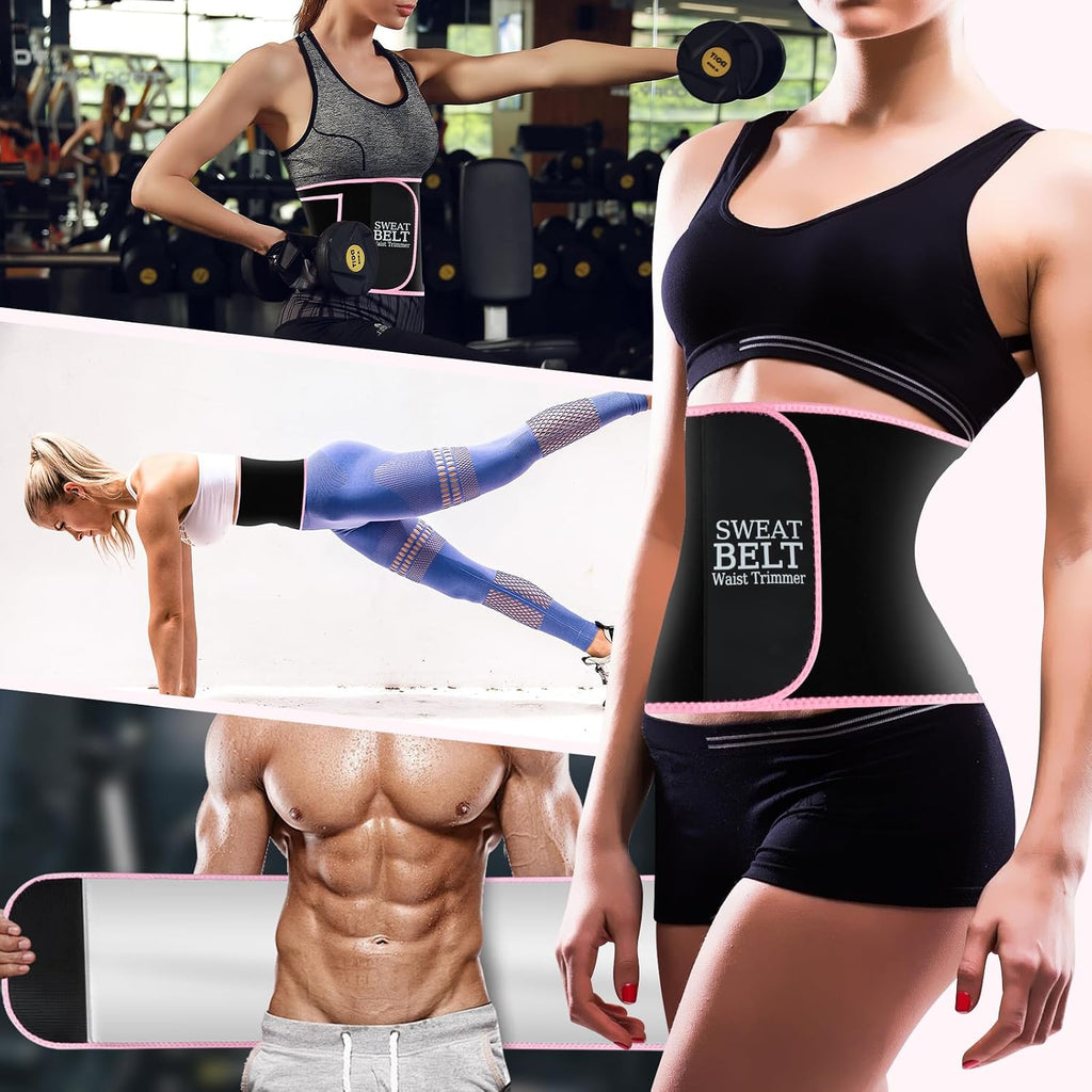 MORECOO Waist Trainer for Women Sweat Band Trimmer Exercise Belt