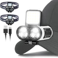 Foleto 2 Pack Hat Clip Light, Waterproof and Dust-Resistant Design
