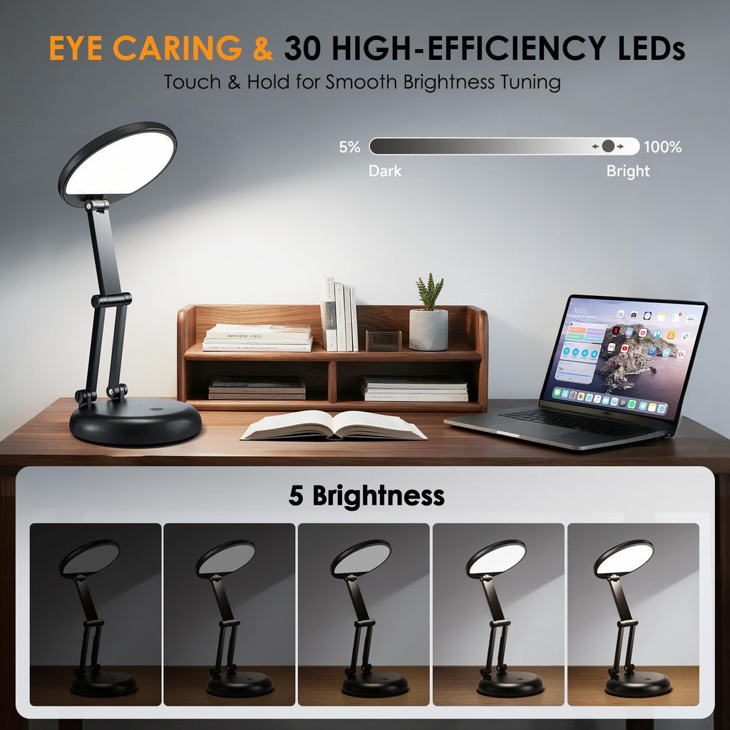 One Fire Cordless Lamp, 3600mAh Battery Operated Lamp, Rechargeable Lamp