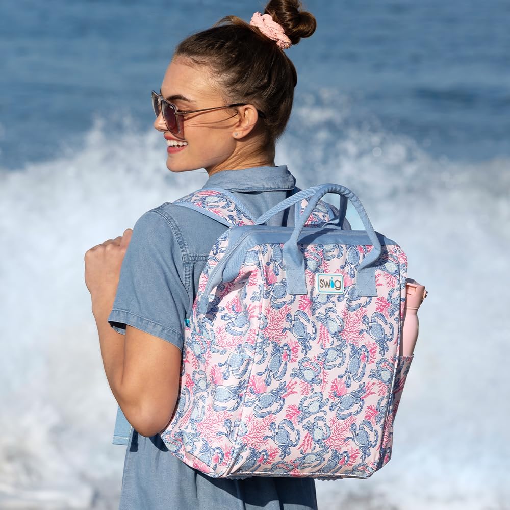 Swig Life Packi Backpack Cooler, Insulated Cooler, Waterproof Beach Bag, 24 Cans, Lightweight Insulated Coolers