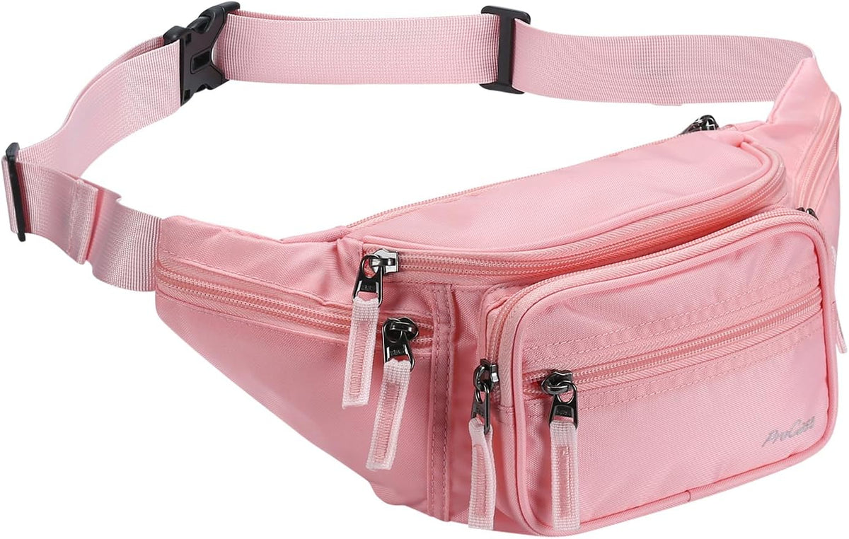 ProCase Fanny Pack Waist Packs for Men Women, Waist Bag Hip Pack for Travel Hiking Running Outdoor Sports