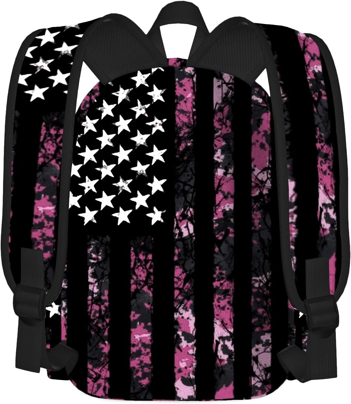 Camo Deer School Backpack for Girls Boys Teens Bookbag 17 Inch Laptop Backpack for Sports Travel Camping