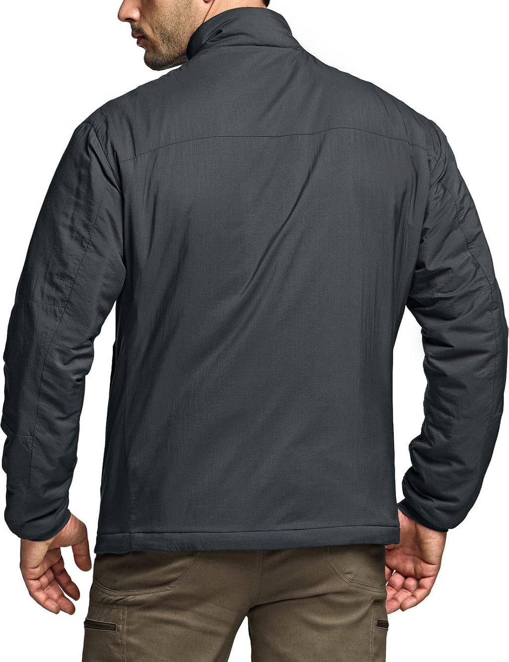 CQR Men's Lightweight Warm Insulated Jacket, Windproof Water Resistant Winter Active Coat for Hiking Work Outdoor Tactical
