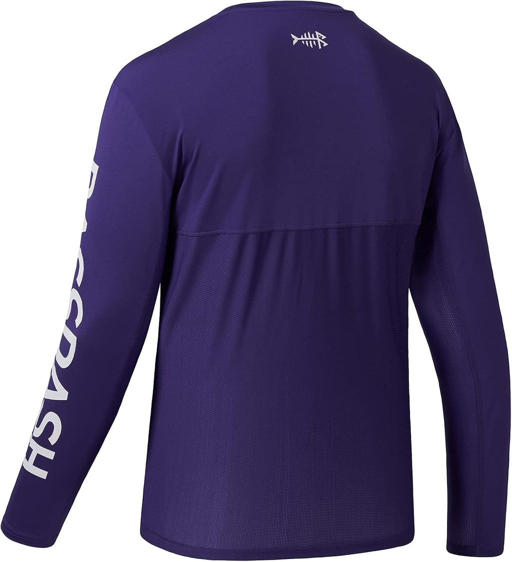BASSDASH Fishing T Shirts for Men UV Sun Protection UPF 50+ Long Sleeve Tee T-Shirt