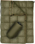Outdoor Puffy Camping Blanket, Large Outdoor Blanket Waterproof, 55*79''
