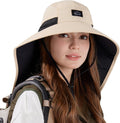 Rosoz Outdoor Sun Hat for Men Women, UPF 50+Fishing Hat with Neck Flap