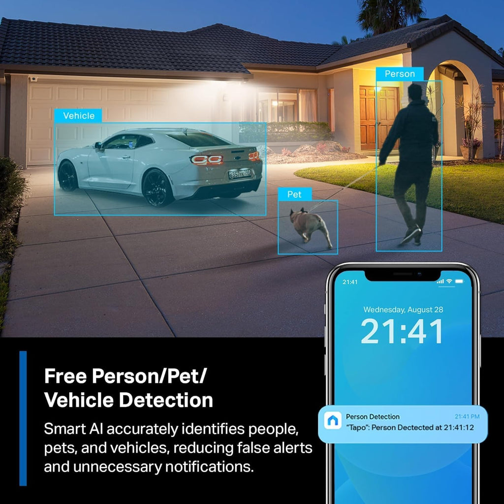 Tapo MagCam 2K+ Security Camera Wireless Outdoor, Battery Powered, C425