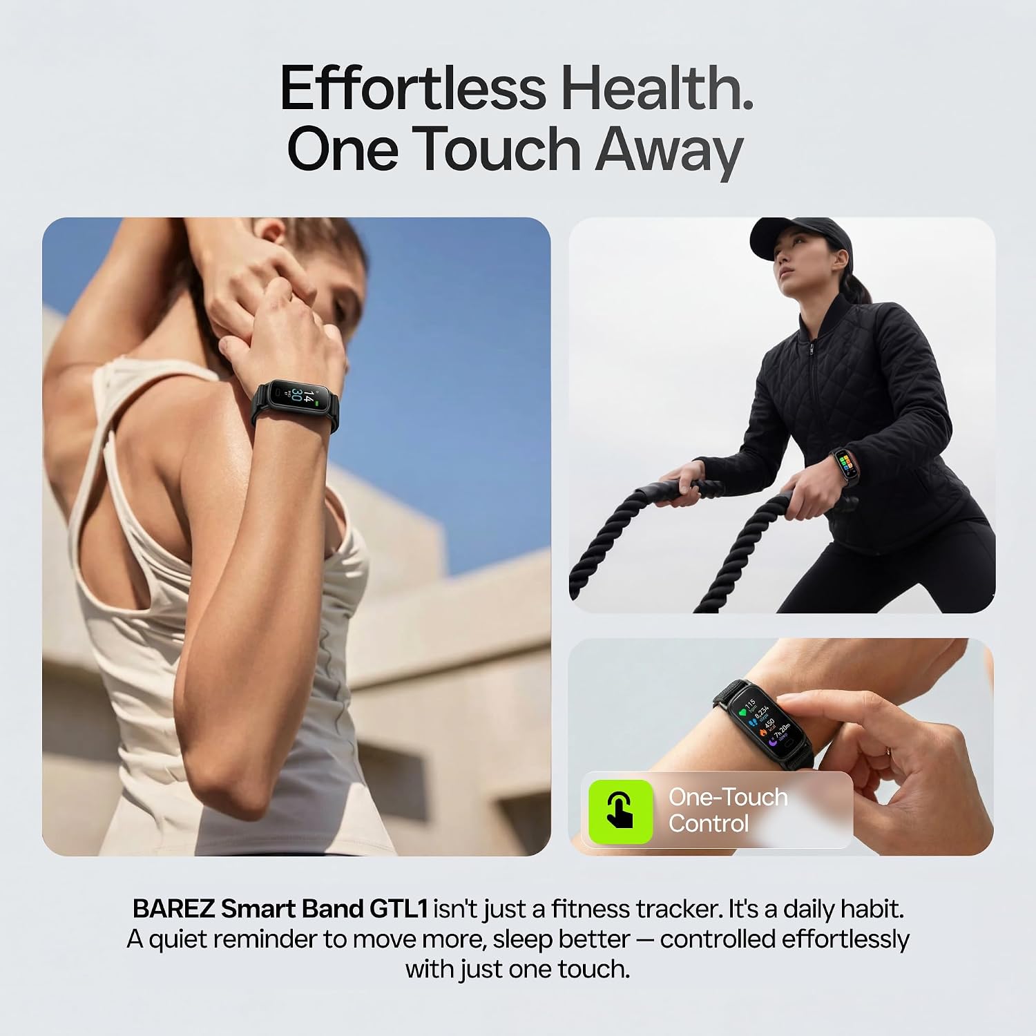 Lightweight Activity & Fitness Tracker with Subscription-Free App Control, AI Sleep Insights, 24/7 Heart Rate & Blood Oxygen Tracking, 16 Sport Modes, Waterproof Smart Watch for Men & Women
