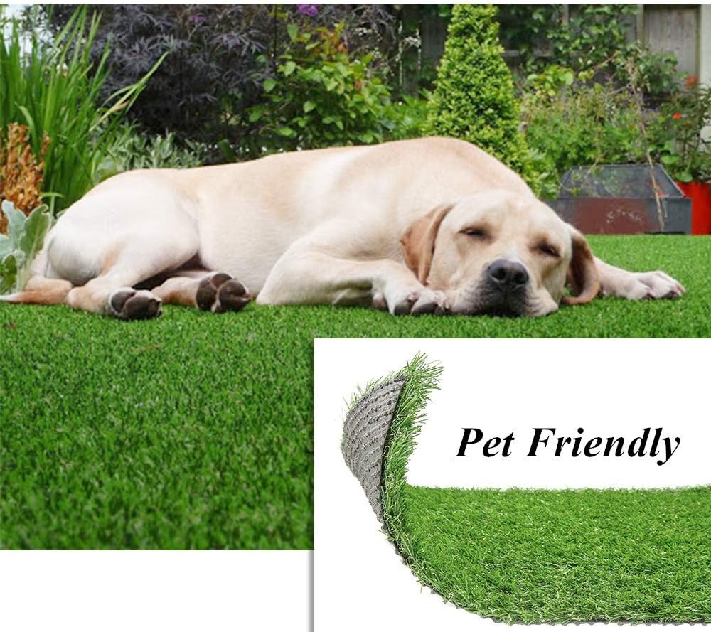 Artificial Grass Outdoor Rug, Synthetic Turf for Dog, Patio 3.3x5 ft