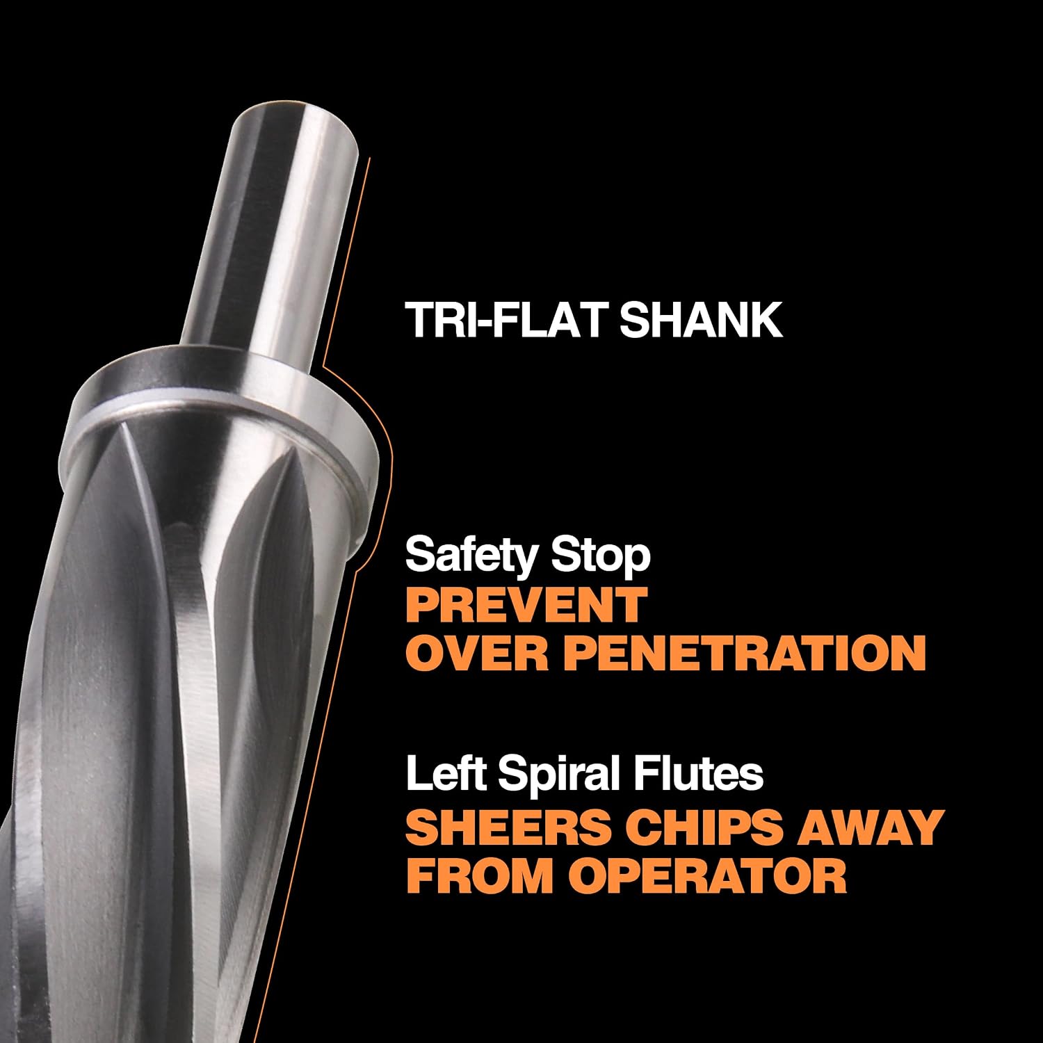 1" M2 Chucking Reamer Drill Bit to Enlarge/Align Holes