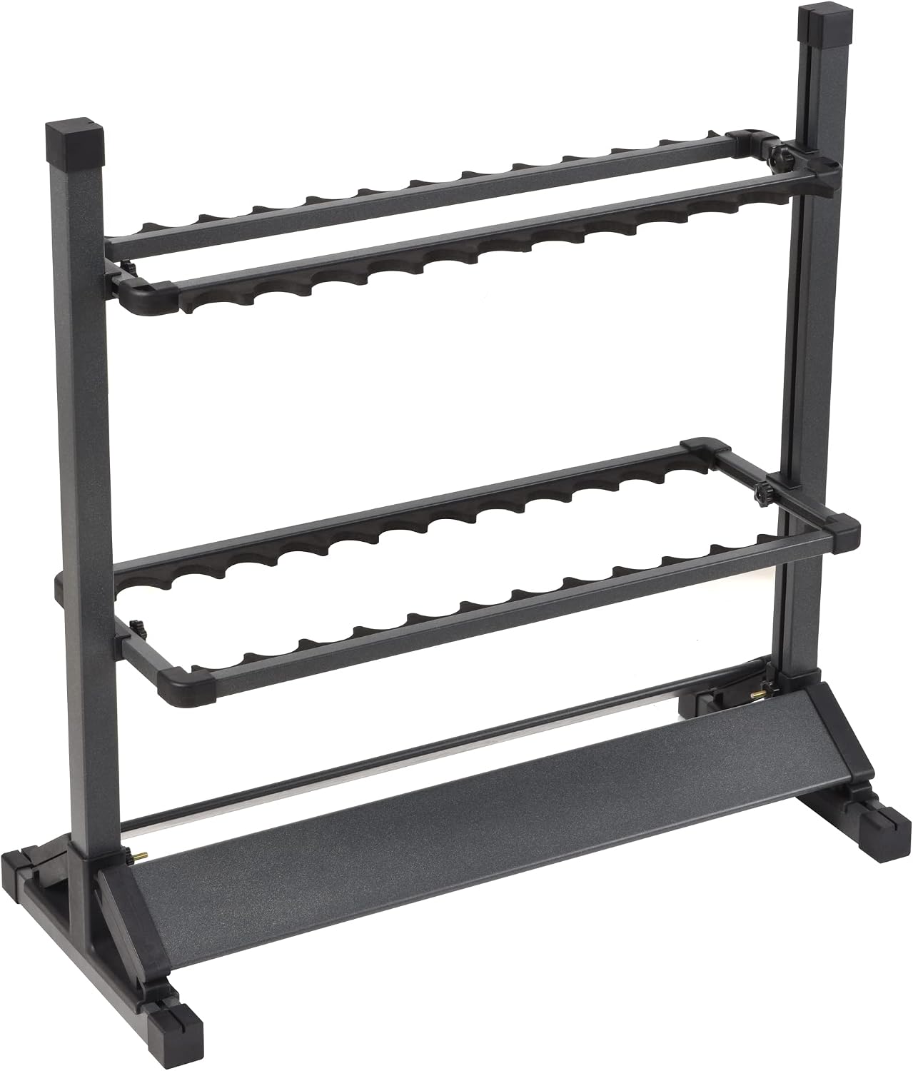 JOYWAVE Fishing Rod Holders,Aluminium Fishing Pole Holders,Portable Fishing Rod Rack,Holds Up to 24 Rods,Fishing Pole Vertical Ground Display Rack