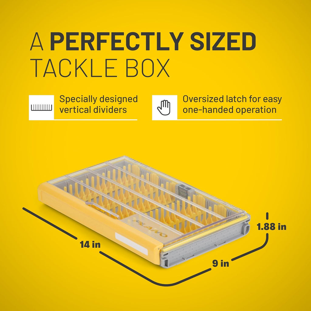 Plano EDGE Master Jig/Bladed Jig Box, Transparent/Yellow
