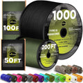 Paracord Rope 550 lb 4mm – Parachute Cord – Utility Camping Rope