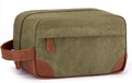 Vorspack Canvas Travel Toiletry Bag for Men, Medium, Green