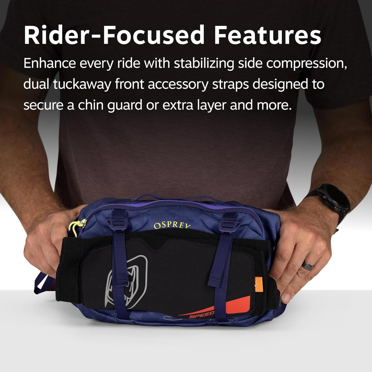 Osprey Seral Biking Waist Pack with Hydraulics Reservoir for Men & Women, Hydration Belt with Water Bladder