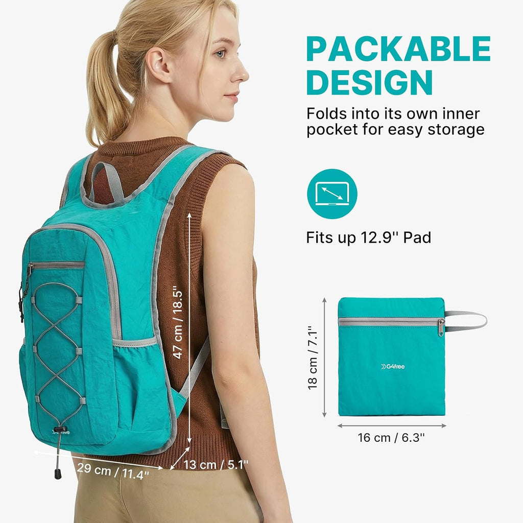 G4Free 20L Lightweight Packable Hiking Backpack for Women Men