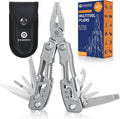 14-In-1 Multitool Pliers，Premium Portable Multi Tool ，with Safety Locking Professional Stainless Steel Multitool Pliers Pocket Knife,Apply to Survival, Camping,