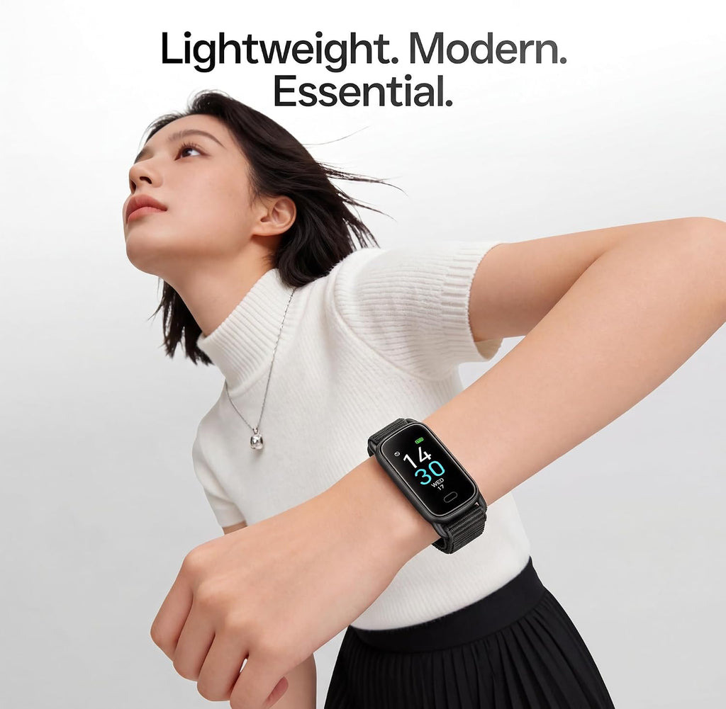 Lightweight Activity & Fitness Tracker with Subscription-Free App Control, AI Sleep Insights, 24/7 Heart Rate & Blood Oxygen Tracking, 16 Sport Modes, Waterproof Smart Watch for Men & Women