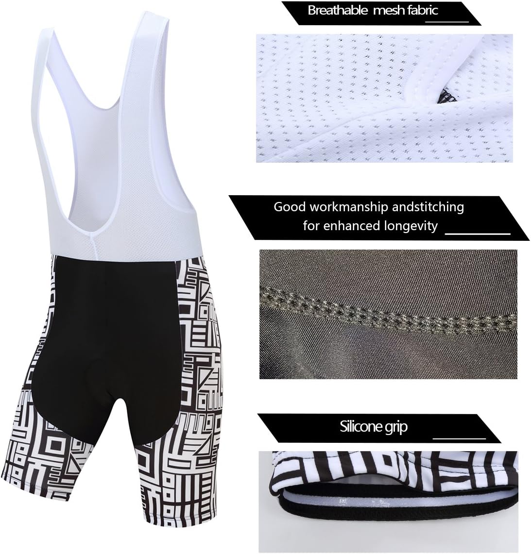 Coconut Ropamo CR Men's Cycling Jersey Set Road Bike Jersey Zipper Pocket Short Sleeves Cycling Kits Bib Shorts 3D Padded