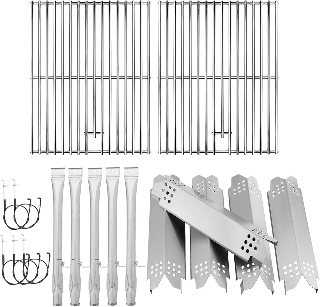 Replacement Parts for Nexgrill 5 Burner 720-0888S, Grill Parts Kit for Nexgrill 720-0830X Replacement Parts, Grill Grate Kit for Nexgrill Replacement Parts 5 Burner 720-0888S