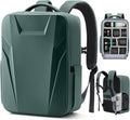 RAINSMORE Camera Backpack,Hardshell Photography DSLR Camera Bag，Green