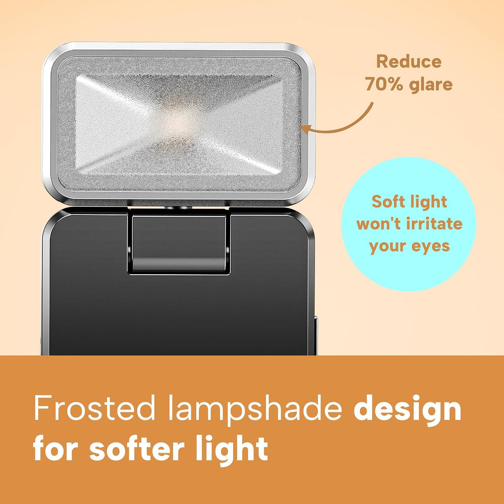86lux Book Light, Rechargeable Reading Lights for Books in Bed