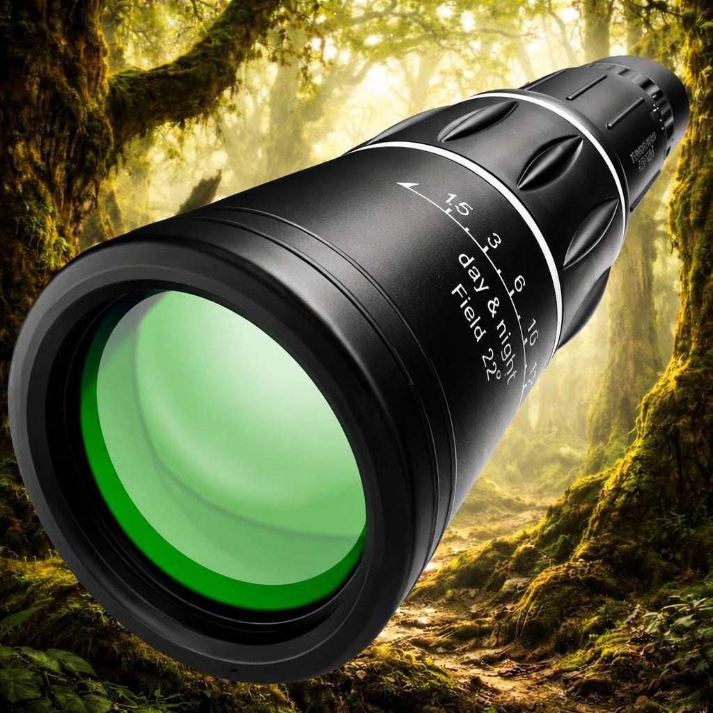 16x52 Monoculars Telescope Waterproof, Monocular for Adults Hiking Camping