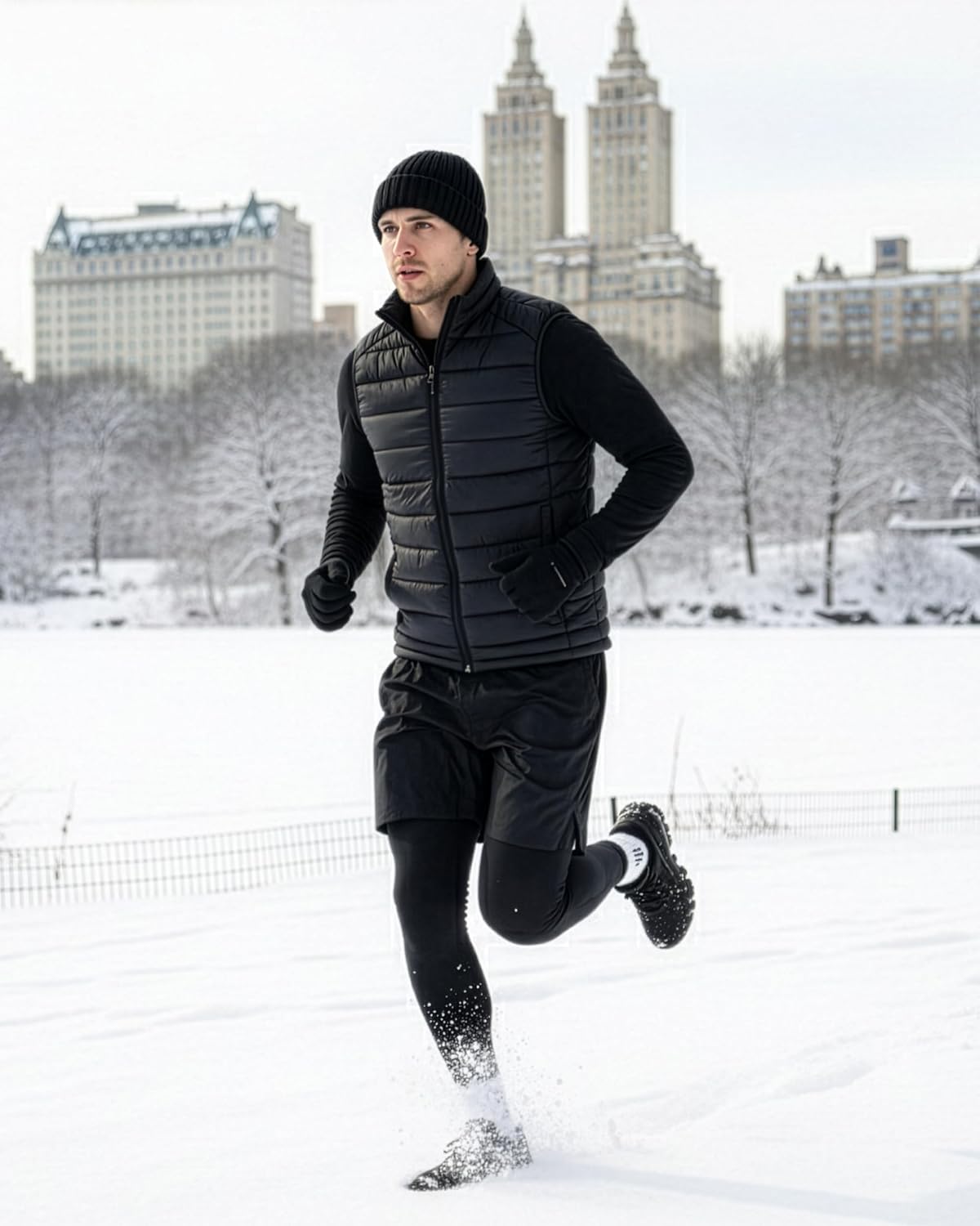DRSKIN 3 or 2 Pack Men's Thermal Compression Pants Tights Fleece Lined Base Layers Underwear Sports Athletic Workout Winter