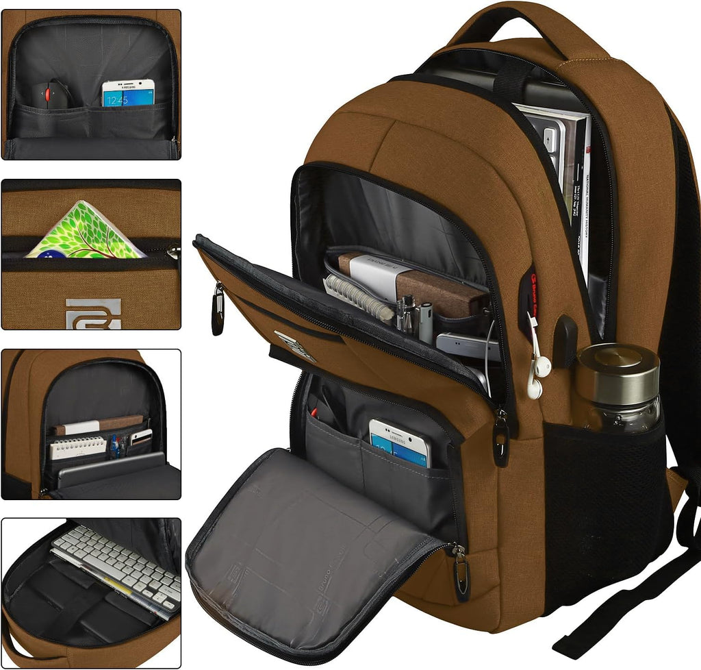 Volher Laptop Backpack,Business Travel Anti Theft Slim College Backpack