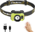 EverBrite 600LM Rechargeable Headlamp, Motion Sensor Head Lamp for Adults