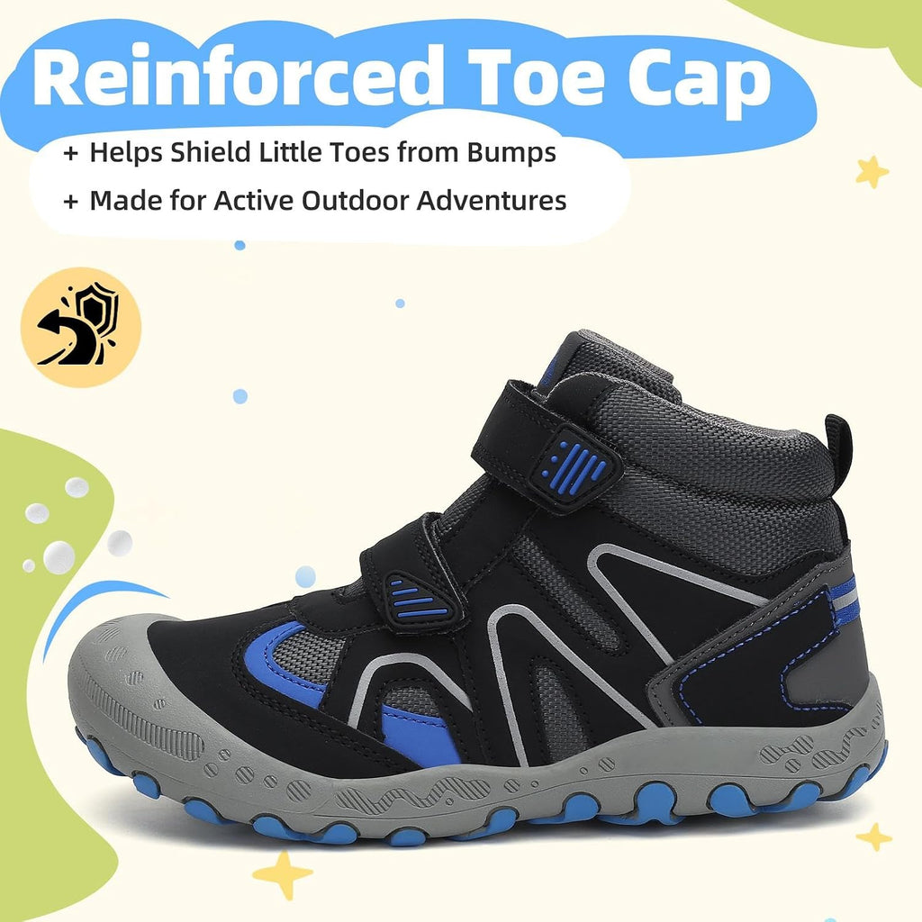 Mishansha Kids Hiking Boots for Boys Girls Water-Resistant Non-Slip