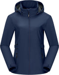 Outdoor Ventures Women's Fleece Lined Rain Jacket Waterproof Softshell Coat