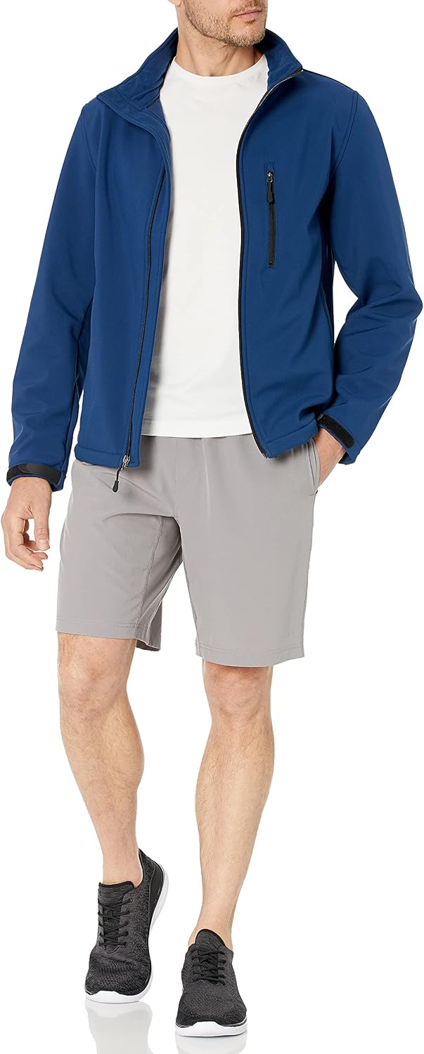 Amazon Essentials Men's Water-Resistant Softshell Jacket
