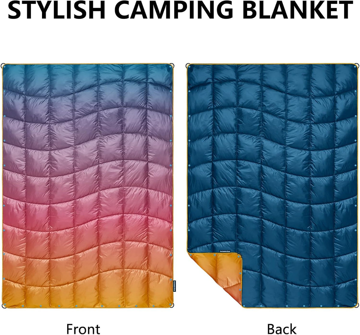 Camping Blanket Puffy Camp Blanket Large Outdoor Blanket