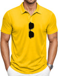 SCODI Mens Polo Shirts Short Sleeve Athletic Casual Golf Collared T-Shirt