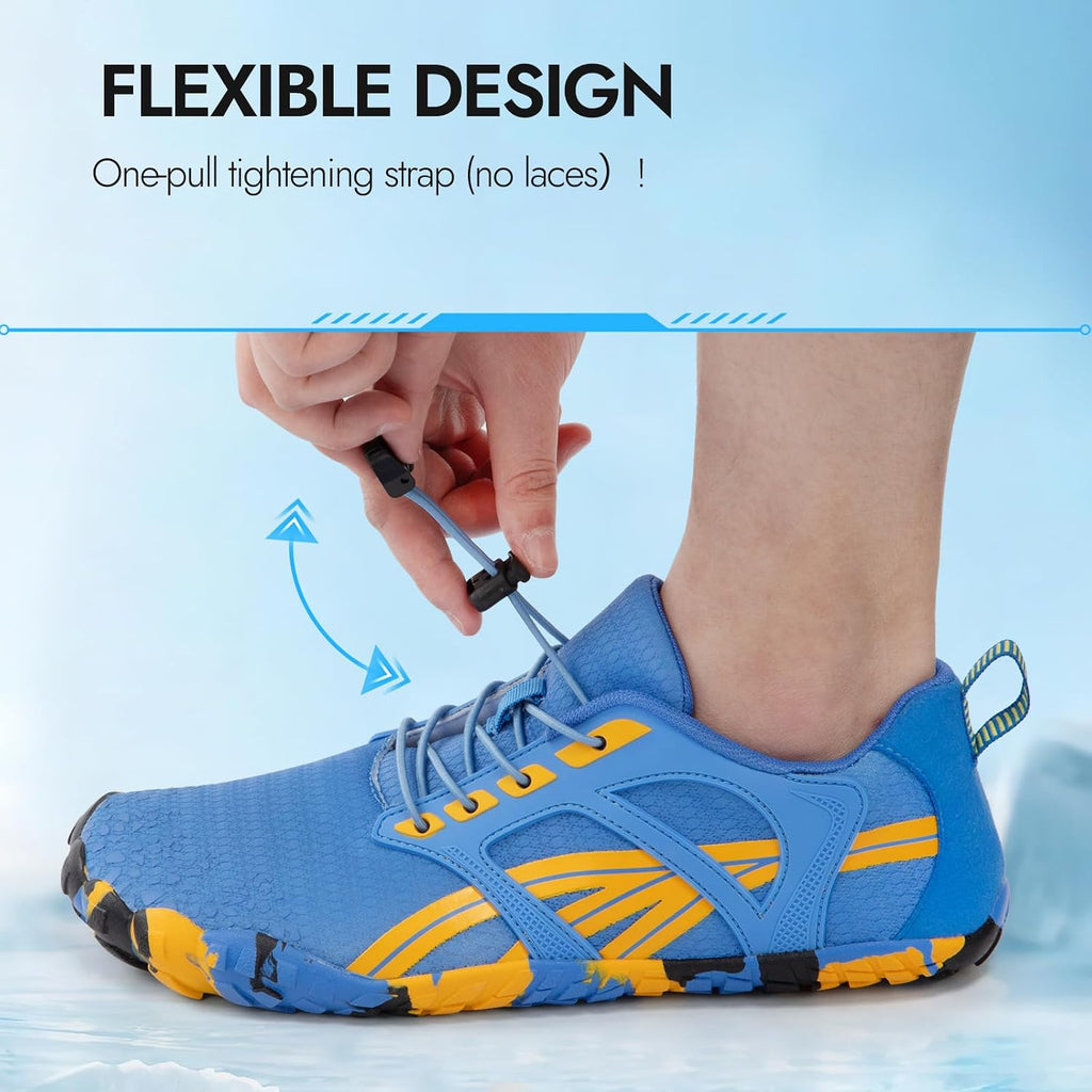 ATHMILE Barefoot Water Shoes Women Men Wide Non Slip Aqua Beach River Pool