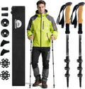 Carbon Fiber Trekking Poles for Hiking, Adjustable Cork Grip & Quick-Lock