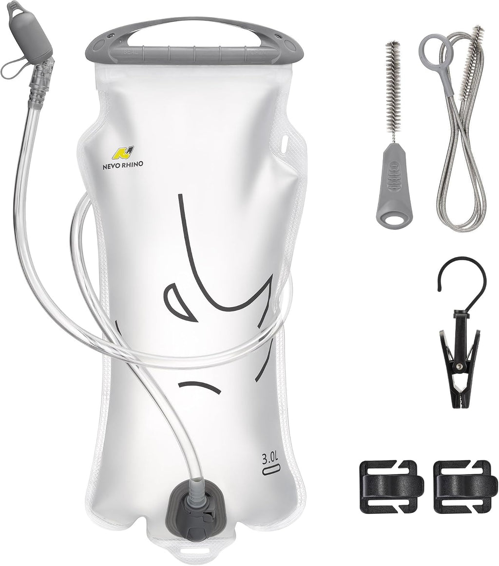 N NEVO RHINO Hydration Bladder 1.5L-3L Kit, Water Bladder for Running Vest