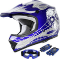 SLMOTO Kids Dirt Bike Helmets Approved for Motorcycle ATV Motocross Gear