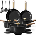 CAROTE Ceramic Cookware Sets, Pots and Pans Set, 16pcs