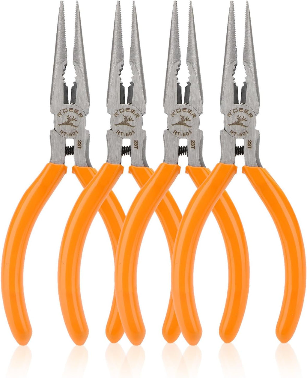 Rongon 5in Small Needle Nose Pliers,Long Nose Plier, Jewelry Plier Tool
