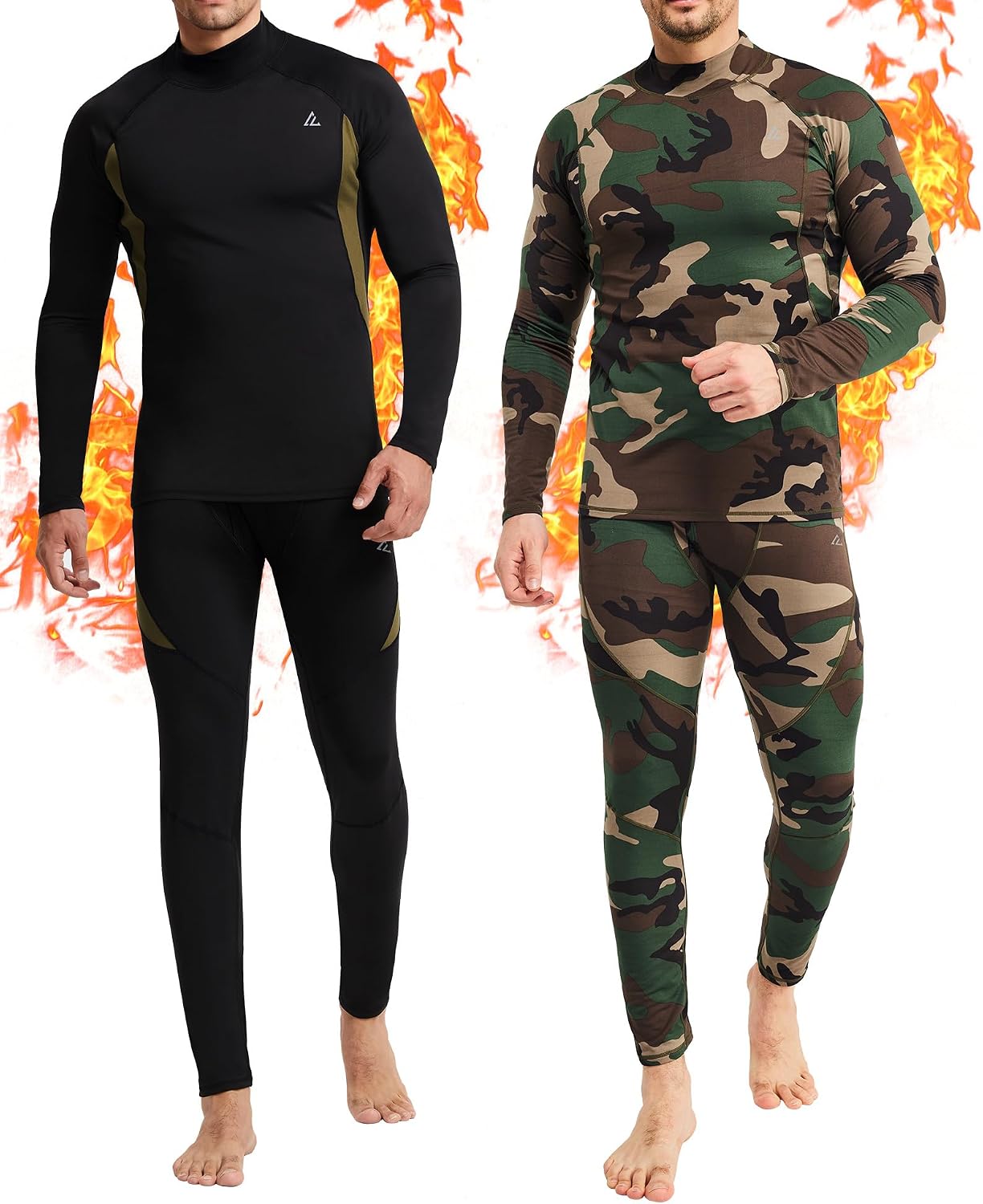 Mens Thermal Underwear Long Johns Base Layer Set Cold Weather 1/2/3 Pack