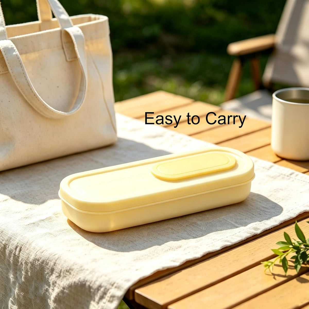 6PCS Travel Utensils with Built-in Floss & Toothpick Case, Dishwasher Safe