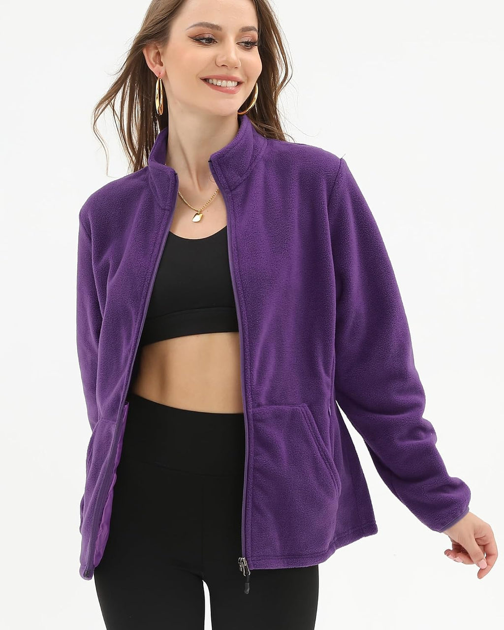 Argstar Women's Fleece Jacket 6 Pockets (XS-2XL)
