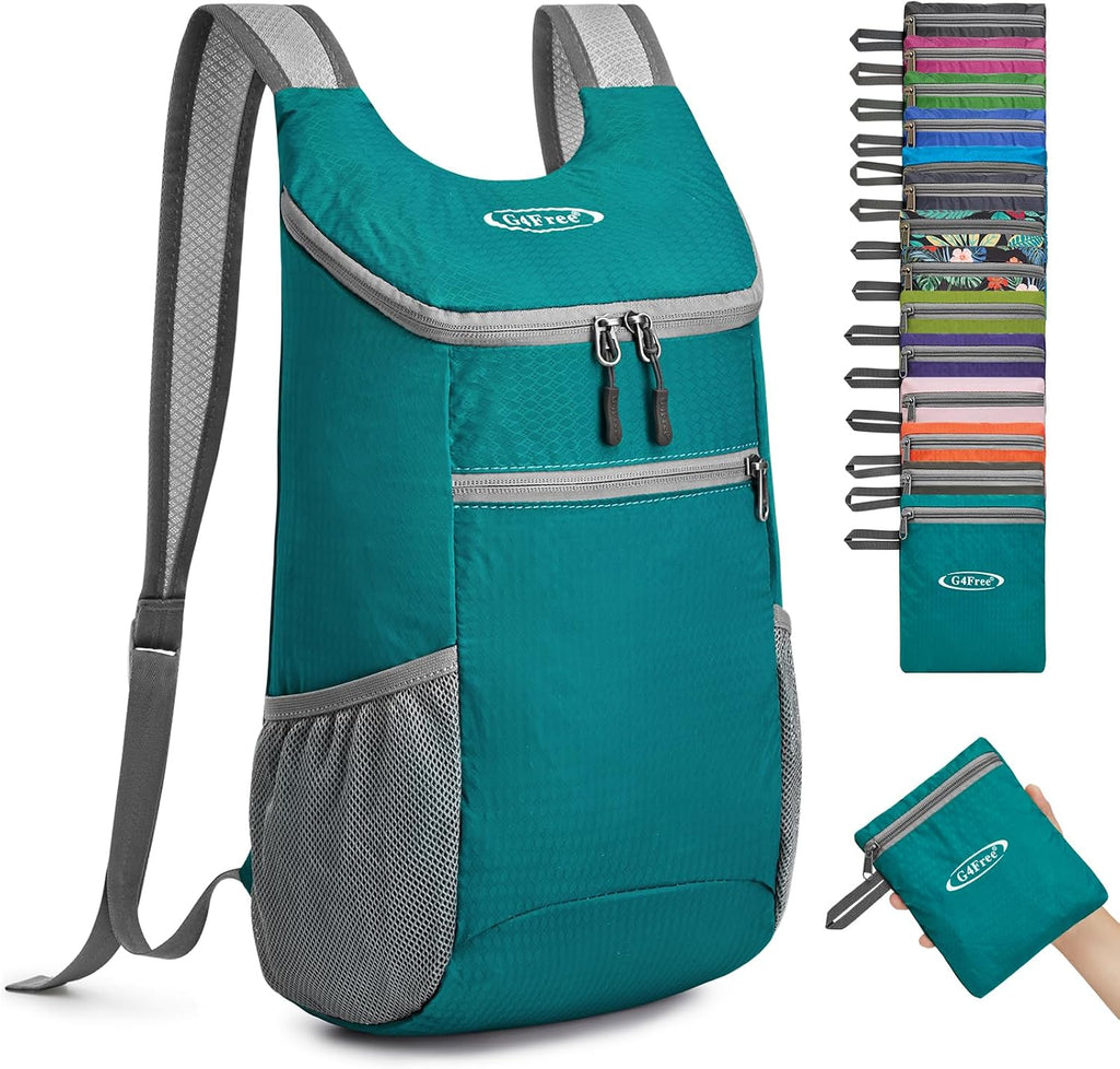 G4Free 10L Lightweight Packable Hiking Backpack, Nylon Daypack Daily Travel